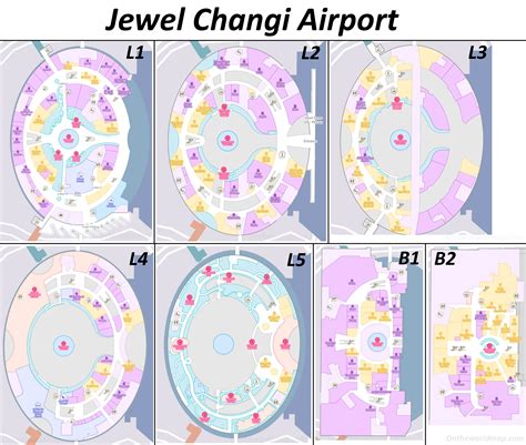 jewel changi map.